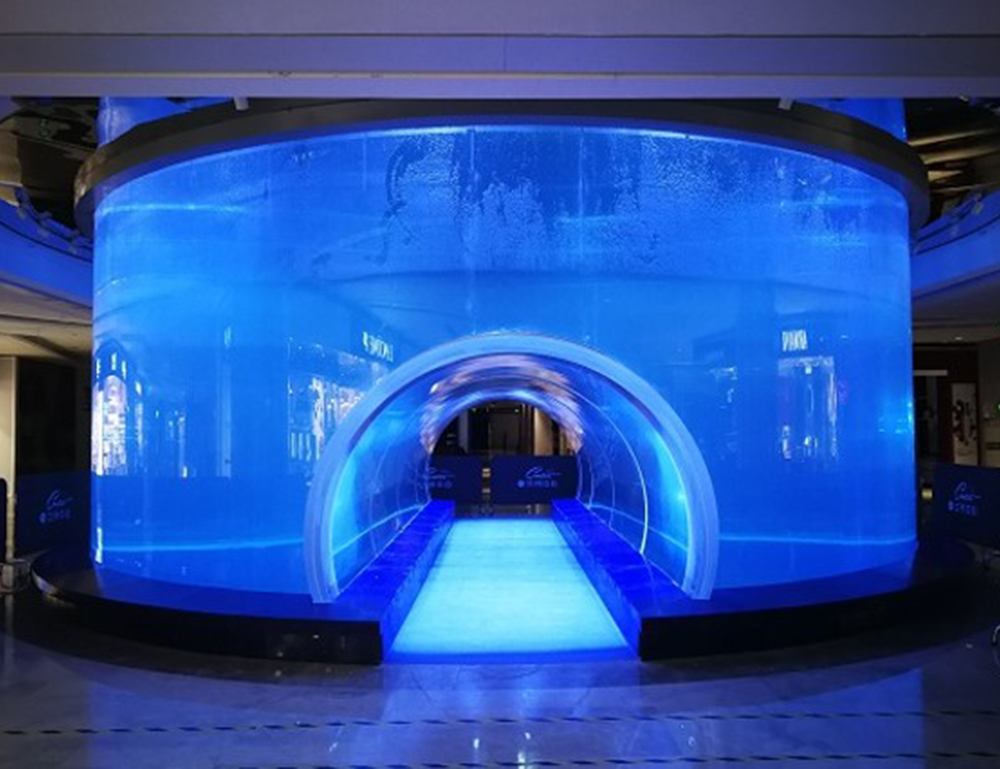 兰州中心海底世界亚克力水族缸